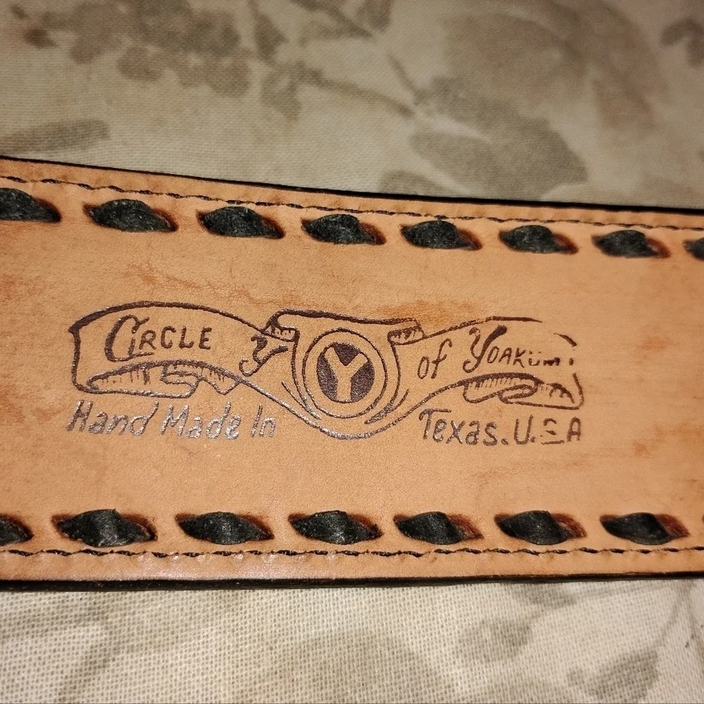 CIRCLE OF YOAKUM HANDMADE BELT